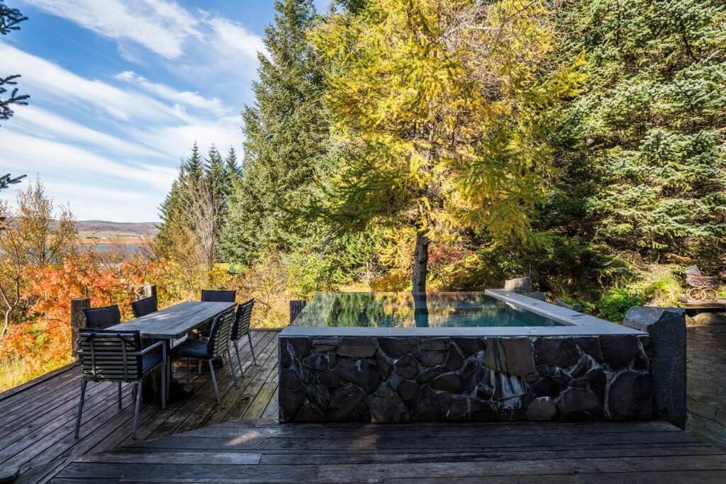 Luxury Lakefront Villa, Infinity Hot Tub And Sauna Grimsnes og Grafningshreppur Exterior photo